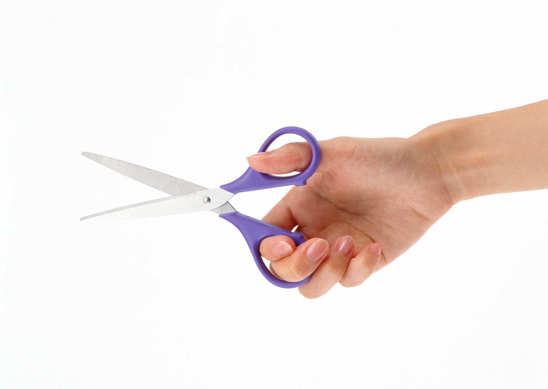 Twisted kneeling scissors