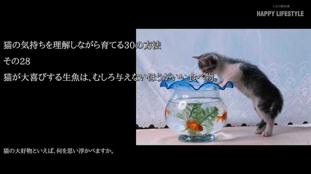 猫が大喜びする生魚は むしろ与えないほうがいい食べ物 猫の気持ちを理解しながら育てる30の方法 Happy Lifestyle